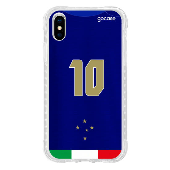 Capinha para celular Cruzeiro - Uniforme 1 2021 Personalizado