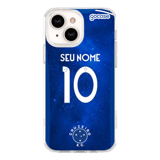 Capinha para celular Cruzeiro - Uniforme 1 2022 Personalizado