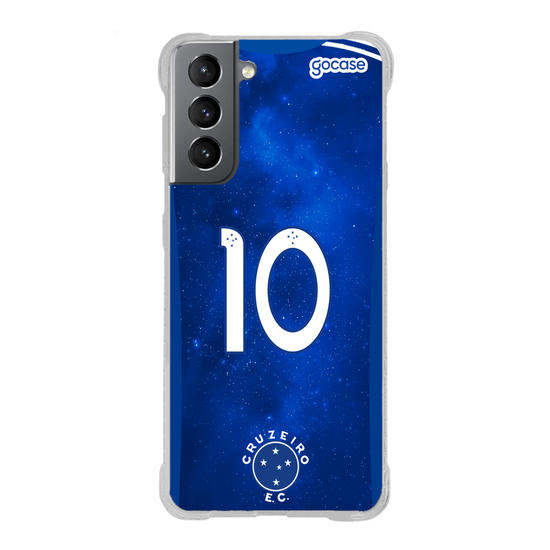 Capinha para celular Cruzeiro - Uniforme 1 2022 Personalizado