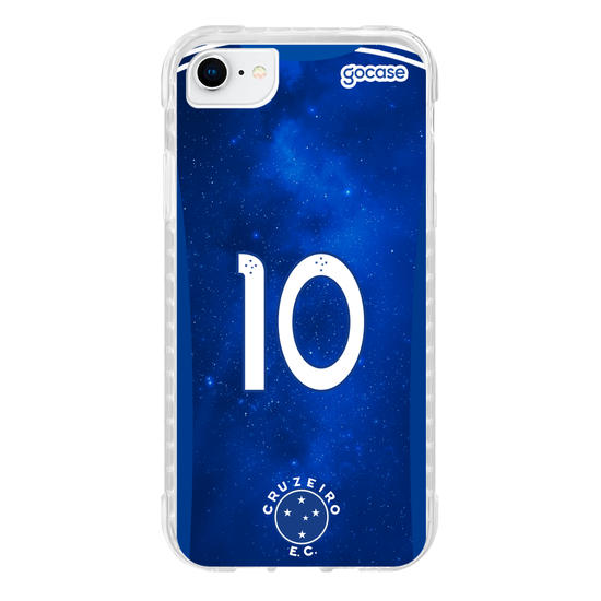 Capinha para celular Cruzeiro - Uniforme 1 2022 Personalizado