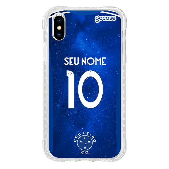 Capinha para celular Cruzeiro - Uniforme 1 2022 Personalizado