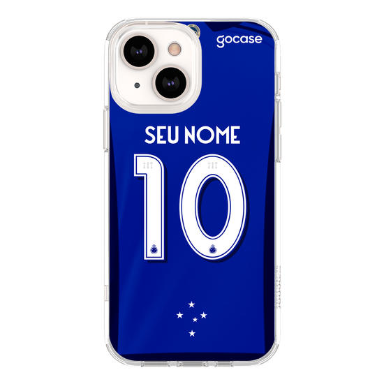 Capinha para celular Cruzeiro - Uniforme 1 2023 Personalizado