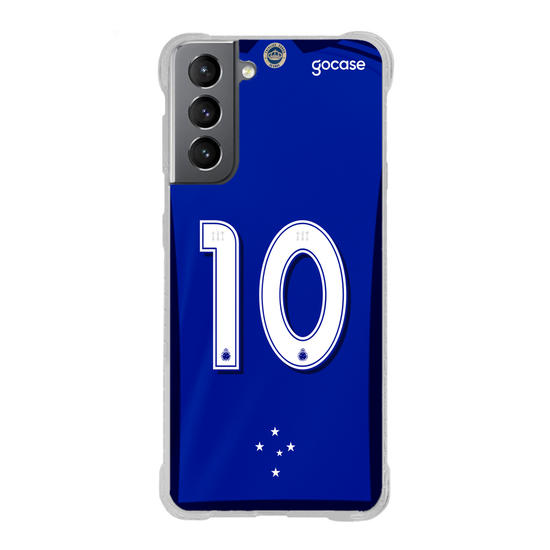 Capinha para celular Cruzeiro - Uniforme 1 2023 Personalizado