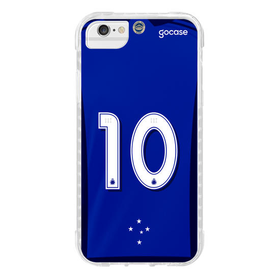 Capinha para celular Cruzeiro - Uniforme 1 2023 Personalizado