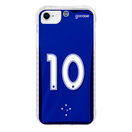 Capinha para celular Cruzeiro - Uniforme 1 2023 Personalizado