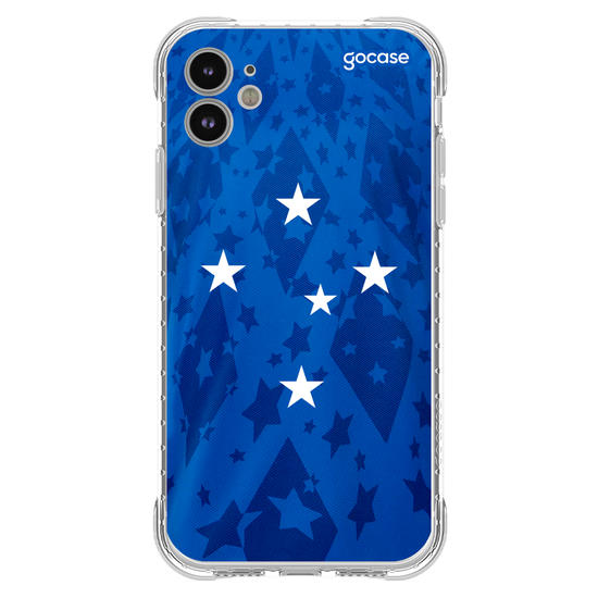 Capinha para celular  Cruzeiro - Uniforme 1 2024 Escudo