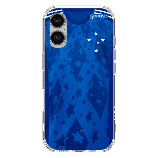 Capinha para celular  Cruzeiro - Uniforme 1 2024 Escudo S