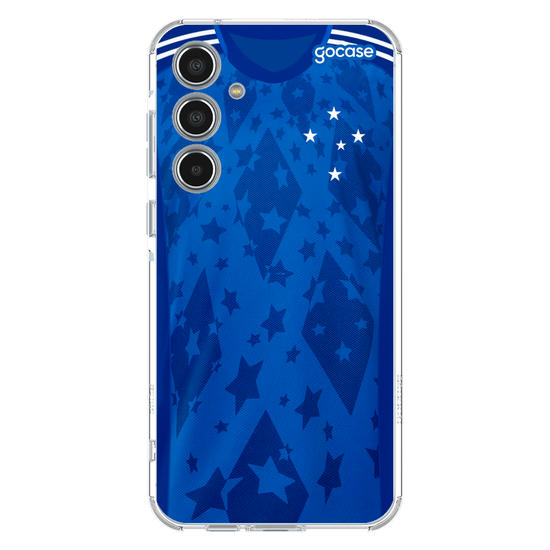 Capinha para celular  Cruzeiro - Uniforme 1 2024 Escudo S