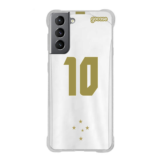 Capinha para celular Cruzeiro Uniforme 2 2021 Personalizado