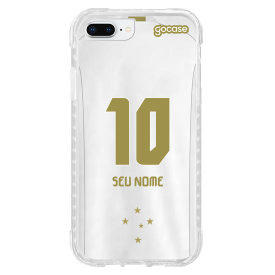 Capinha para celular Cruzeiro Uniforme 2 2021 Personalizado