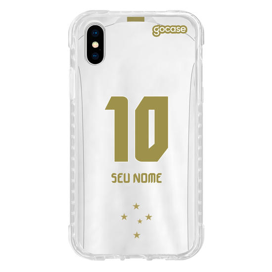 Capinha para celular Cruzeiro Uniforme 2 2021 Personalizado