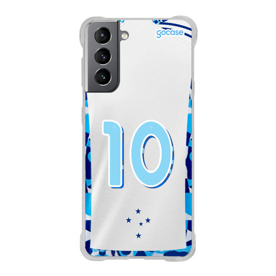 Capinha para celular  Cruzeiro - Uniforme 2 - 2024 Personalizado