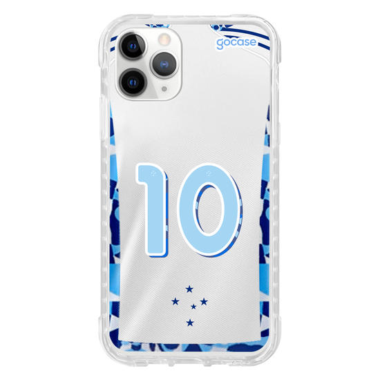 Capinha para celular  Cruzeiro - Uniforme 2 - 2024 Personalizado