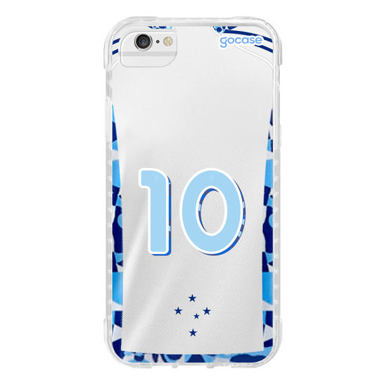 Capinha para celular  Cruzeiro - Uniforme 2 - 2024 Personalizado