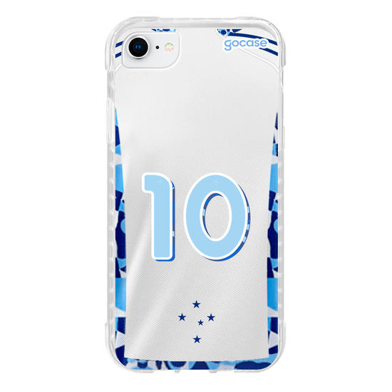 Capinha para celular  Cruzeiro - Uniforme 2 - 2024 Personalizado
