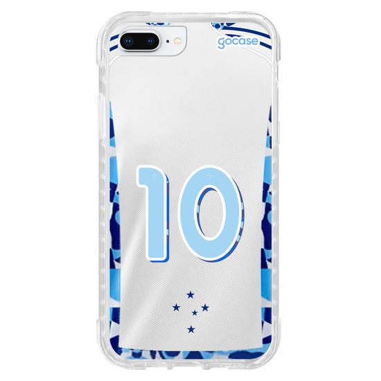 Capinha para celular  Cruzeiro - Uniforme 2 - 2024 Personalizado