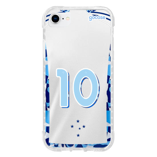 Capinha para celular  Cruzeiro - Uniforme 2 - 2024 Personalizado