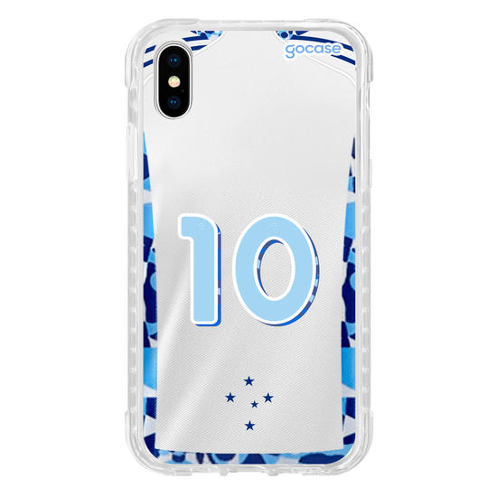 Capinha para celular  Cruzeiro - Uniforme 2 - 2024 Personalizado