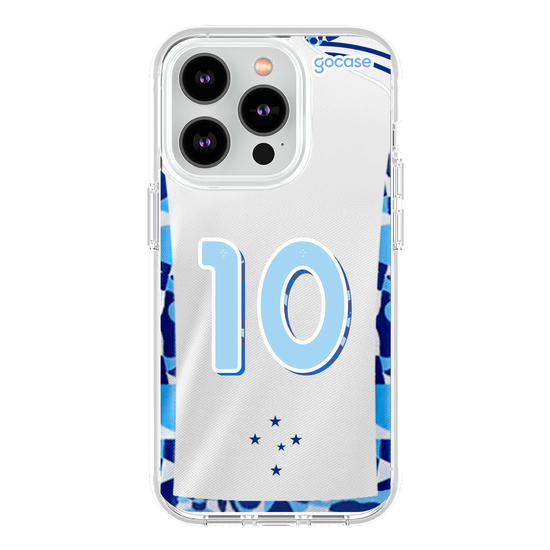 Capinha para celular  Cruzeiro - Uniforme 2 - 2024 Personalizado