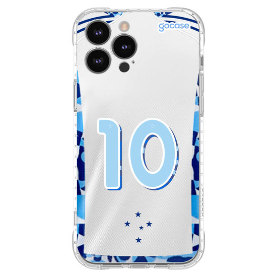 Capinha para celular  Cruzeiro - Uniforme 2 - 2024 Personalizado