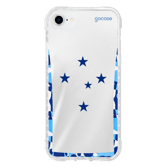 Capinha para celular  Cruzeiro - Uniforme 2 - 2024 Escudo