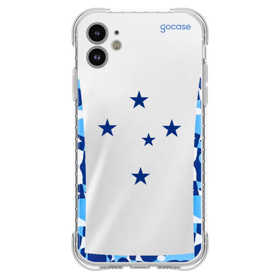 Capinha para celular  Cruzeiro - Uniforme 2 - 2024 Escudo