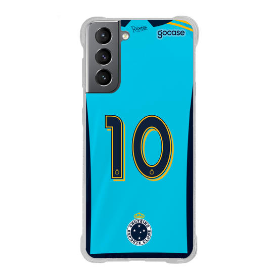 Capinha para celular Cruzeiro - Uniforme 3 2023 Personalizado