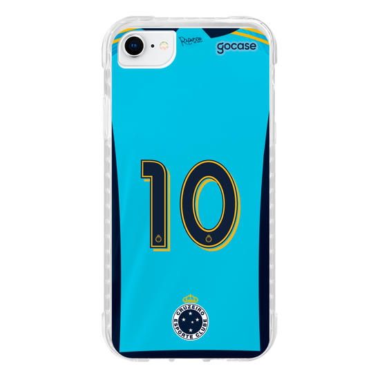Capinha para celular Cruzeiro - Uniforme 3 2023 Personalizado