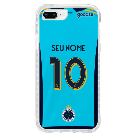 Capinha para celular Cruzeiro - Uniforme 3 2023 Personalizado