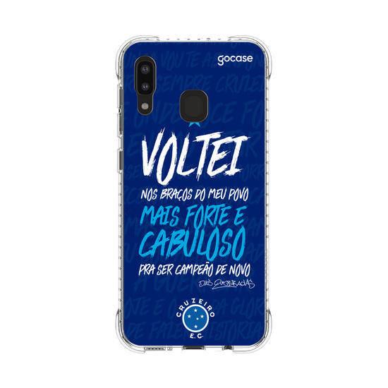 Capinha para celular Cruzeiro - Voltei Nos Braços do Meu Povo