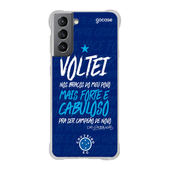 Capinha para celular Cruzeiro - Voltei Nos Braços do Meu Povo