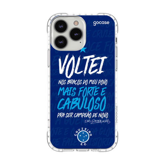 Capinha para celular Cruzeiro - Voltei Nos Braços do Meu Povo