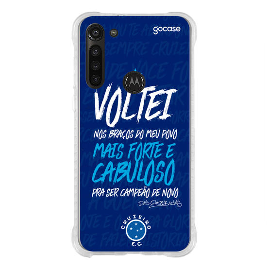 Capinha para celular Cruzeiro - Voltei Nos Braços do Meu Povo