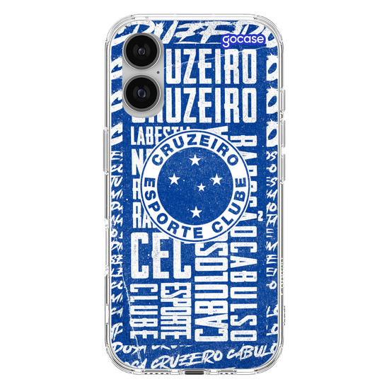 Capinha para celular  Cruzeiro - Wide Lettering
