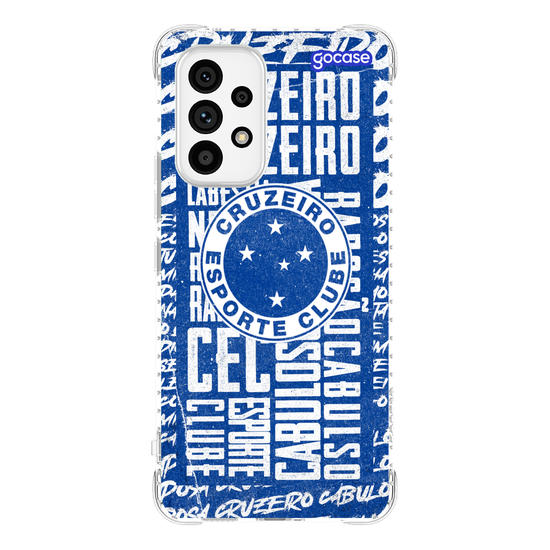 Capinha para celular  Cruzeiro - Wide Lettering