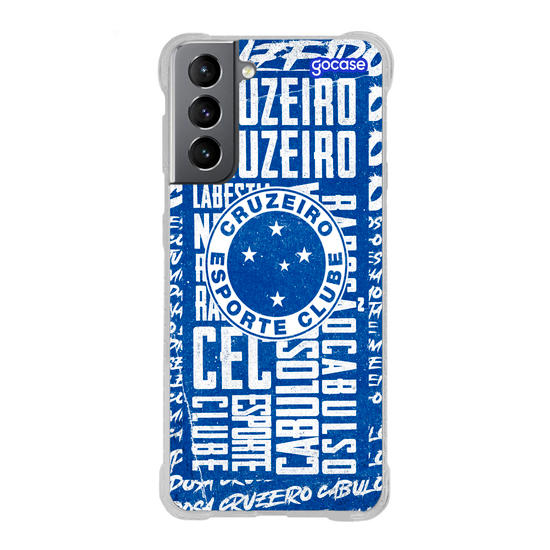 Capinha para celular  Cruzeiro - Wide Lettering