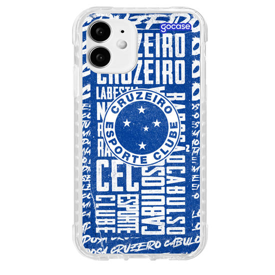 Capinha para celular  Cruzeiro - Wide Lettering