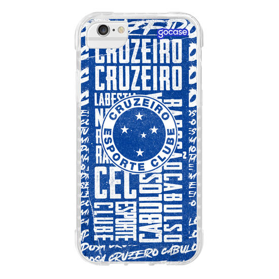 Capinha para celular  Cruzeiro - Wide Lettering