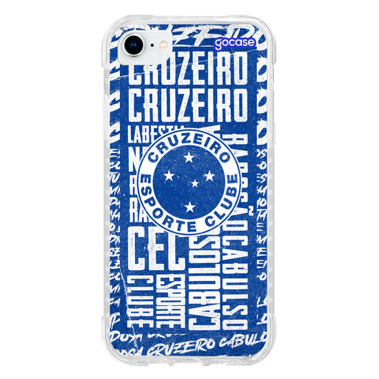 Capinha para celular  Cruzeiro - Wide Lettering