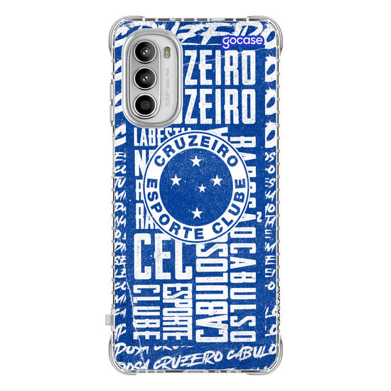 Capinha para celular  Cruzeiro - Wide Lettering
