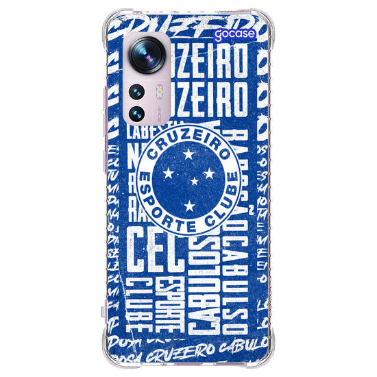 Capinha para celular  Cruzeiro - Wide Lettering