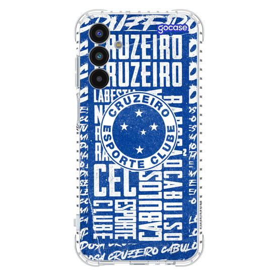Capinha para celular  Cruzeiro - Wide Lettering