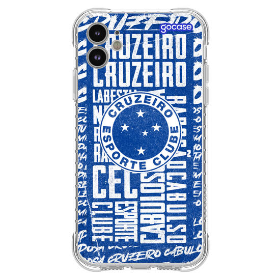 Capinha para celular  Cruzeiro - Wide Lettering
