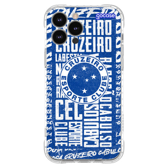 Capinha para celular  Cruzeiro - Wide Lettering