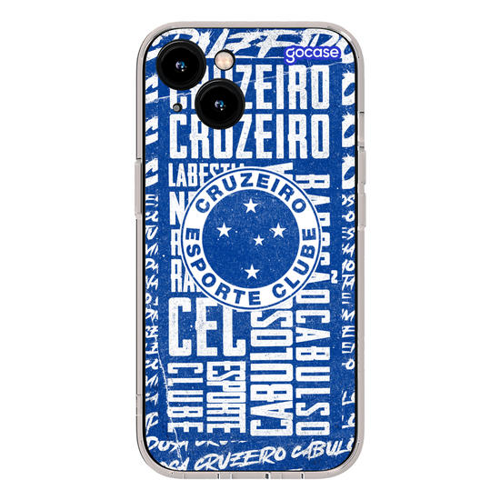 Capinha para celular  Cruzeiro - Wide Lettering