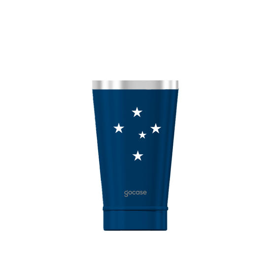  Copo Térmico Cerveja + Ebook - Cruzeiro + Raposa Azul