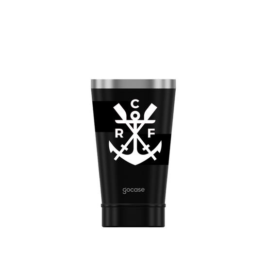  Copo Térmico Cerveja + Ebook - Flamengo Escudo Naútico Vinho