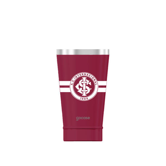  Copo Térmico Cerveja + Ebook - Internacional - Uniforme 1 2024 Vermelho
