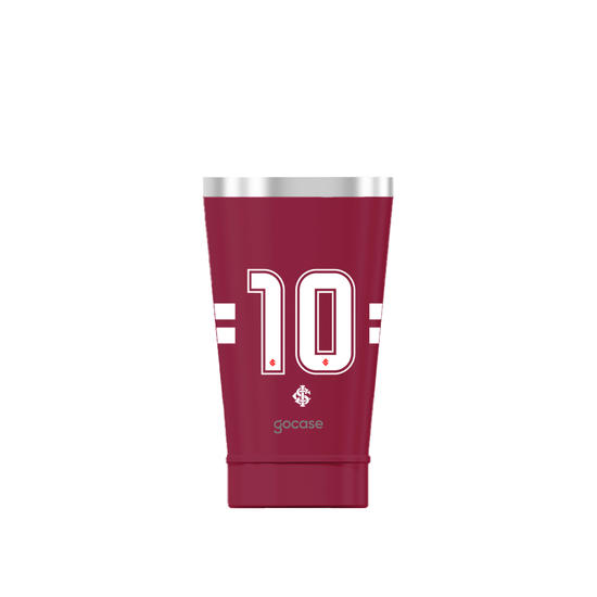  Copo Térmico Cerveja + Ebook - Internacional - Uniforme 1 2024 P Vermelho