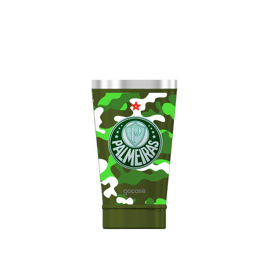 Copo Térmico Cerveja + Ebook - Palmeiras - Camuflado